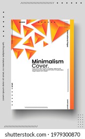 Cover design template set with abstract lines modern different color gradient style on background for decoration presentation, brochure, catalog, poster, book, magazine etc. Vector Illustration