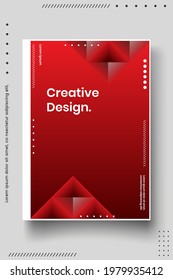 Cover-Design-Template-Set mit abstrakten Linien modernen Farbverlauf-Stil auf dem Hintergrund für Dekorations-Präsentation, Broschüre, Katalog, Poster, Buch, Magazin etc. Vektorgrafik