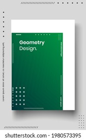 Cover design template set with abstract lines modern different color gradient style on background for decoration presentation, brochure, catalog, poster, book, magazine etc. Vector Illustration