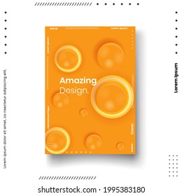 Cover design template set with abstract lines modern different color gradient style on background for decoration presentation, brochure, catalog, poster, book, magazine etc. Vector Illustration