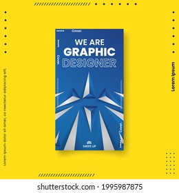 Cover design template set with abstract lines modern different color gradient style on background for decoration presentation, brochure, catalog, poster, book, magazine etc. Vector Illustration