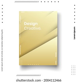 Cover design template set with abstract lines modern different color gradient style on background for decoration presentation, brochure, catalog, poster, book, magazine etc. Vector Illustration