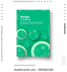 Cover-Design-Template-Set mit abstrakten Linien modernen Farbverlauf-Stil auf dem Hintergrund für Dekorations-Präsentation, Broschüre, Katalog, Poster, Buch, Magazin etc. Vektorgrafik