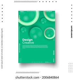 Cover design template set with abstract lines modern different color gradient style on background for decoration presentation, brochure, catalog, poster, book, magazine etc. Vector Illustration