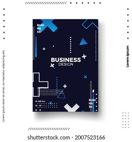 Cover design template set with abstract lines modern different color gradient style on background for decoration presentation, brochure, catalog, poster, book, magazine etc. Vector Illustration