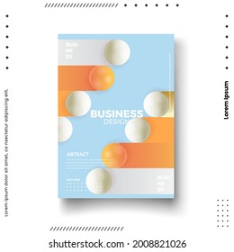 Cover design template set with abstract lines modern different color gradient style on background for decoration presentation, brochure, catalog, poster, book, magazine etc. Vector Illustration