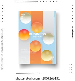 Cover design template set with abstract lines modern different color gradient style on background for decoration presentation, brochure, catalog, poster, book, magazine etc. Vector Illustration