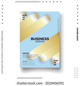 Plantilla de diseño de portada con líneas abstractas estilo moderno de gradiente de color diferente en el fondo para la presentación de decoración, folleto, catálogo, afiche, libro, revista, etc. Ilustración vectorial