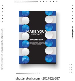 Plantilla de diseño de portada con líneas abstractas estilo moderno de gradiente de color diferente en el fondo para la presentación de decoración, folleto, catálogo, afiche, libro, revista, etc. Ilustración vectorial