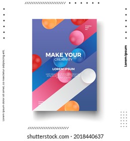 Cover design template set with abstract lines modern different color gradient style on background for decoration presentation, brochure, catalog, poster, book, magazine etc. Vector Illustration