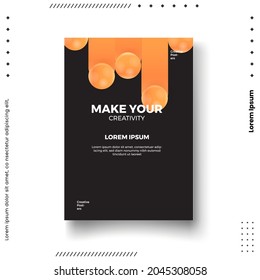 Cover design template set with abstract lines modern different color gradient style on background for decoration presentation, brochure, catalog, poster, book, magazine etc. Vector Illustration