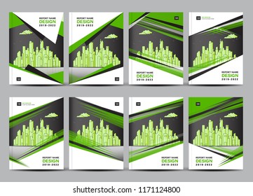 Cover design template set, eco annual report, book, booklet, Business vector, Brochure template, magazine ads, advetisement, flyer, advetisement, vertical layout, abstract background banner, A4 size