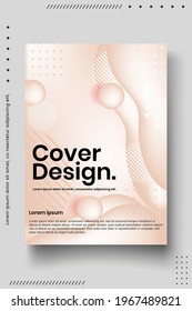 Plantilla de diseño de portada con portada de estilo Memphis, portada de resaltado social y página de historias. perfecto para la presentación de decoración, folleto, catálogo, afiche, libro, revista, etc. Ilustración vectorial