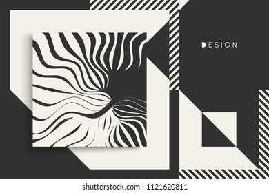 Cover design template. Vector illustration. Pattern can be used as a template for brochure, annual report, magazine, poster, presentation, flyer and banner.