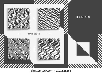 Cover design template. Vector illustration. Pattern can be used as a template for brochure, annual report, magazine, poster, presentation, flyer and banner.