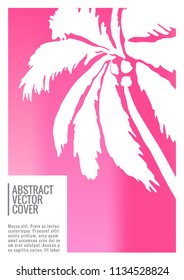 Cover design template. Wedding exotic layout. Background for corporate annual report, poster, magazine first page. Minimal leaflet, business flyer. Promotion concept card. A4 flat geometric cover