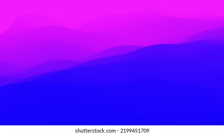 Cover design template with yellow red purple blue gradient. Wave vector illustration. Gradient mesh poster abstract background. Fluid banner design.