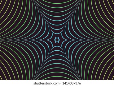 Cover design templates Set with optical illusion effect. Abstract backgrounds with distortion of geometric shapes. Fashionable cover with gradient for magazine, book, poster, presentation. 