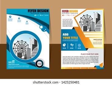 cover design is used for companies or used according to other needs in A4 with geometric shape