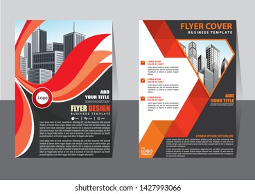 cover design is used for companies or used according to other needs in A4 with geometric shape