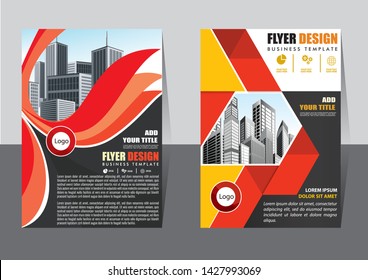 cover design is used for companies or used according to other needs in A4 with geometric shape