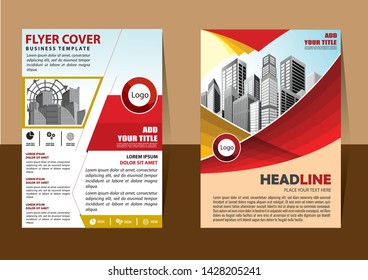 cover design is used for companies or used according to other needs in A4 with geometric shape