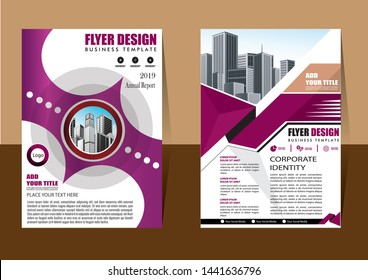 cover design is used for companies or used according to other needs in A4 with geometric shape