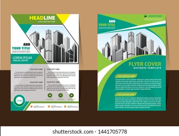 Minimal Flyers Report Business Magazine Brochure Stock Vector (Royalty ...