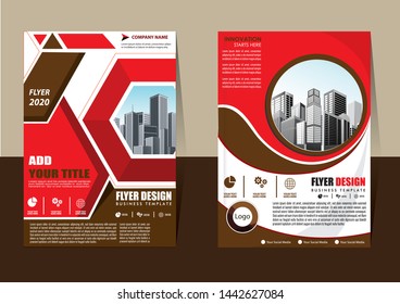 cover design is used for companies or used according to other needs in A4 with geometric shape