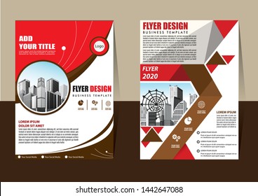cover design is used for companies or used according to other needs in A4 with geometric shape