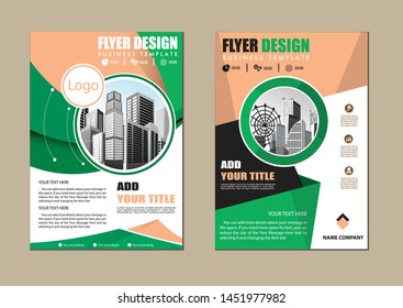 cover design is used for companies or used according to other needs in A4 with geometric shape