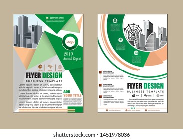 cover design is used for companies or used according to other needs in A4 with geometric shape