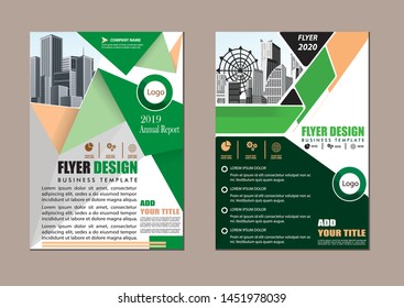 cover design is used for companies or used according to other needs in A4 with geometric shape