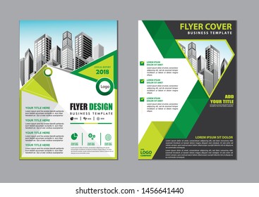 cover design is used for companies or used according to other needs in A4 with geometric shape