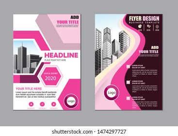 cover design is used for companies or used according to other needs in A4 with geometric shape