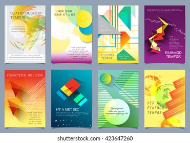 Cover Design - Vector Illustration, Graphic Design. Modern Cover Circle Design