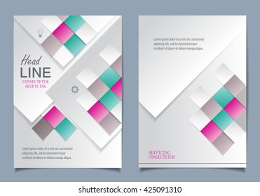 Cover Design - Vector Illustration, Graphic Design. Modern Concept 