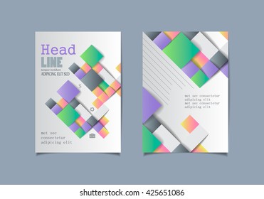 Cover Design - Vector Illustration, Graphic Design. Modern Concept