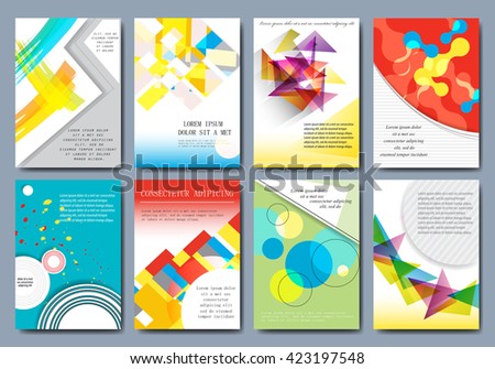 Cover Design - Vector Illustration, Graphic Design. Modern Cover, Colorful Design