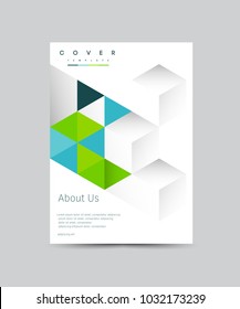 Cover Design Vector template Brochure, Annual Report, Magazine, Poster, Corporate Presentation, Portfolio, Flyer, Banner, Website. A4 size