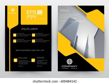 Cover Design Vector template  set for Brochure, Annual Report, Magazine,Poster, Corporate Presentation, Portfolio, Flyer, Banner, Website. A4 size
