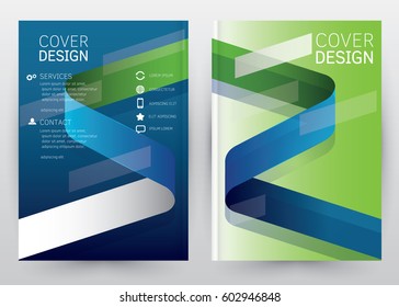 Cover Design Vector template set  Brochure, Annual Report, Magazine, Poster, Corporate Presentation, Portfolio, Flyer, Banner, Website. A4 size