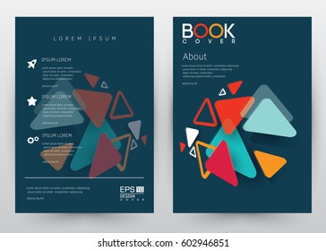 Cover Design Vector template set  Brochure, Annual Report, Magazine, Poster, Corporate Presentation, Portfolio, Flyer, Banner, Website. A4 size