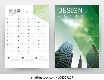 Cover Design Vector template set  Brochure, Annual Report, Magazine, Poster, Corporate Presentation, Portfolio, Flyer, Banner, Website. A4 size