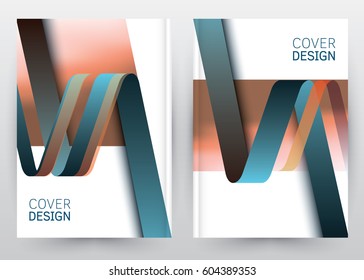 Cover Design Vector template set  Brochure, Annual Report, Magazine, Poster, Corporate Presentation, Portfolio, Flyer, Banner, Website. A4 size