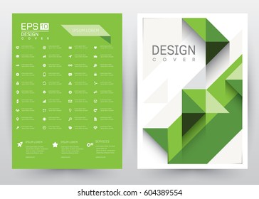 Cover Design Vector template set  Brochure, Annual Report, Magazine, Poster, Corporate Presentation, Portfolio, Flyer, Banner, Website. A4 size