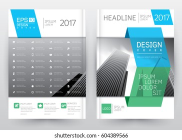 Cover Design Vector template set  Brochure, Annual Report, Magazine, Poster, Corporate Presentation, Portfolio, Flyer, Banner, Website. A4 size