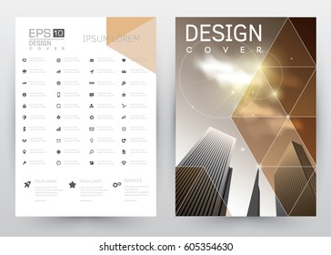 Cover Design Vector template set  Brochure, Annual Report, Magazine, Poster, Corporate Presentation, Portfolio, Flyer, Banner, Website. A4 size