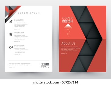 Cover Design Vector template set Brochure, Annual Report, Magazine, Poster, Corporate Presentation, Portfolio, Flyer, Banner, Website. A4 size