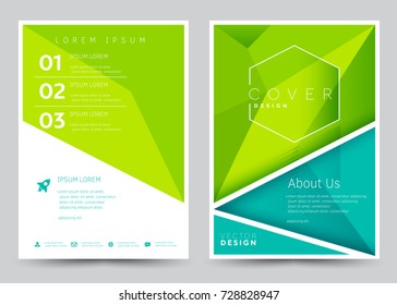 Cover Design Vector template set Brochure, Annual Report, Magazine, Poster, Corporate Presentation, Portfolio, Flyer, Banner, Website. A4 size